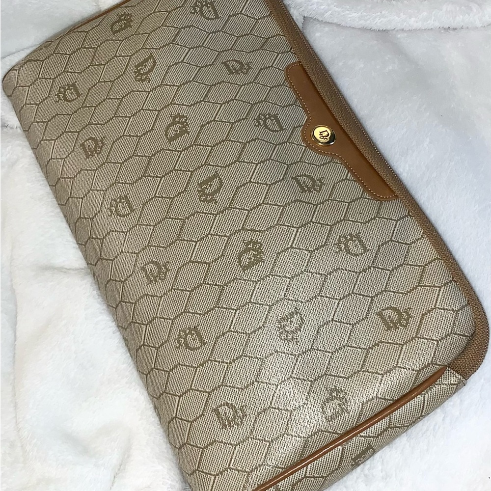 Vintage Dior Honeycomb Large Pouch Mens or Women’s Bag